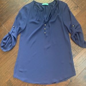 Navy boutique top